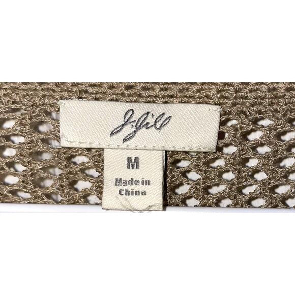 J. Jill Waffle Weave Cardigan Sz M EUC - Picture 2 of 2